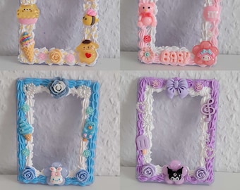 Cute Kawaii Decoden Photocard Holder Photocard Holder Protector Topcase Photocard Case K Pop BTS Monsta x Cartoon Exo Ateez