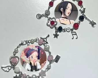 Pulsera de amistad de pareja a juego de Anime Nana y Hachi