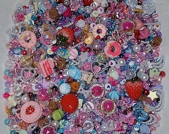 Paquete de mezcla de cuentas de sopa de perlas misteriosas, joyería con dijes, bricolaje, estilo hada Y2K, arcoíris, linda mezcla de perlas kawaii, idea de regalo