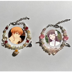 Pulsera de pareja a juego de Anime Tohru y Kyo