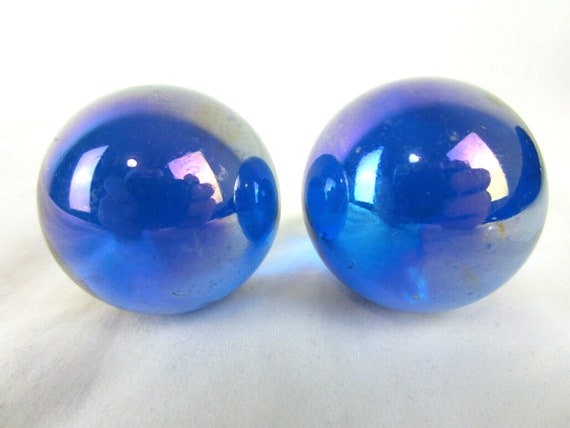 Ucradle Lot de 30 Billes 14 mm, Billes de Verre Billes Couleurs Billes
