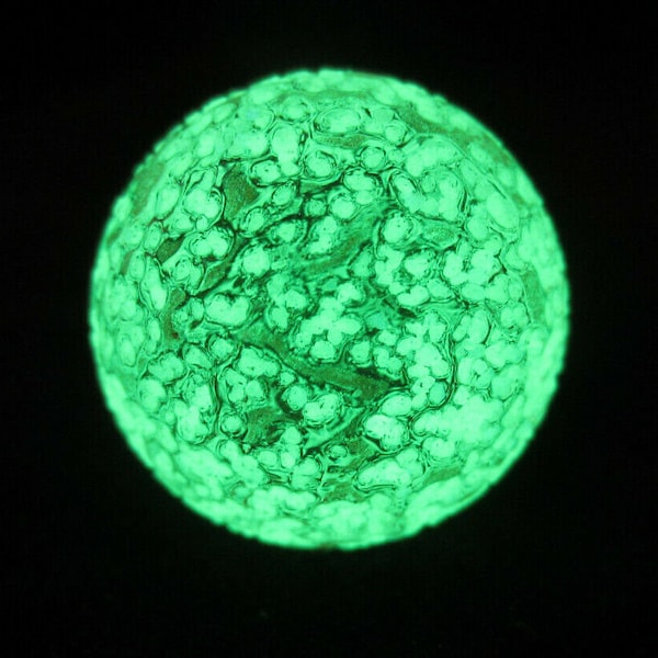 GLOW in the DARK shooter Art Glass Collector Marble~25mm