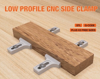 Abrazaderas laterales CNC - Archivos STL para accesorios de sujeción