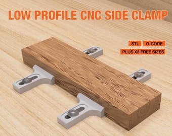 CNC Side Clamps - STL Files for Hold Down Fixtures