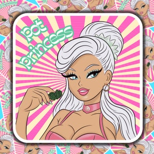 Enchanting Pot Princess sticker!