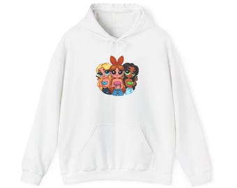 The Powerpiff Girls. Unisex Hooded Sweatshirt