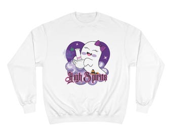 High spirits Halloween Ghost Bong Champion Sweatshirt