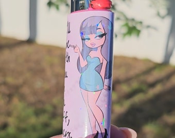 Pausing For a Puff - bic lighter sleeve!. Cute Stoner accessory