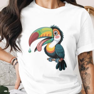 Toucan Clipart, Cute Bird Clipart, Tropical Bird, Bird Nursery, Cartoon Clipart, Colorful Bird Png, Toucan Png