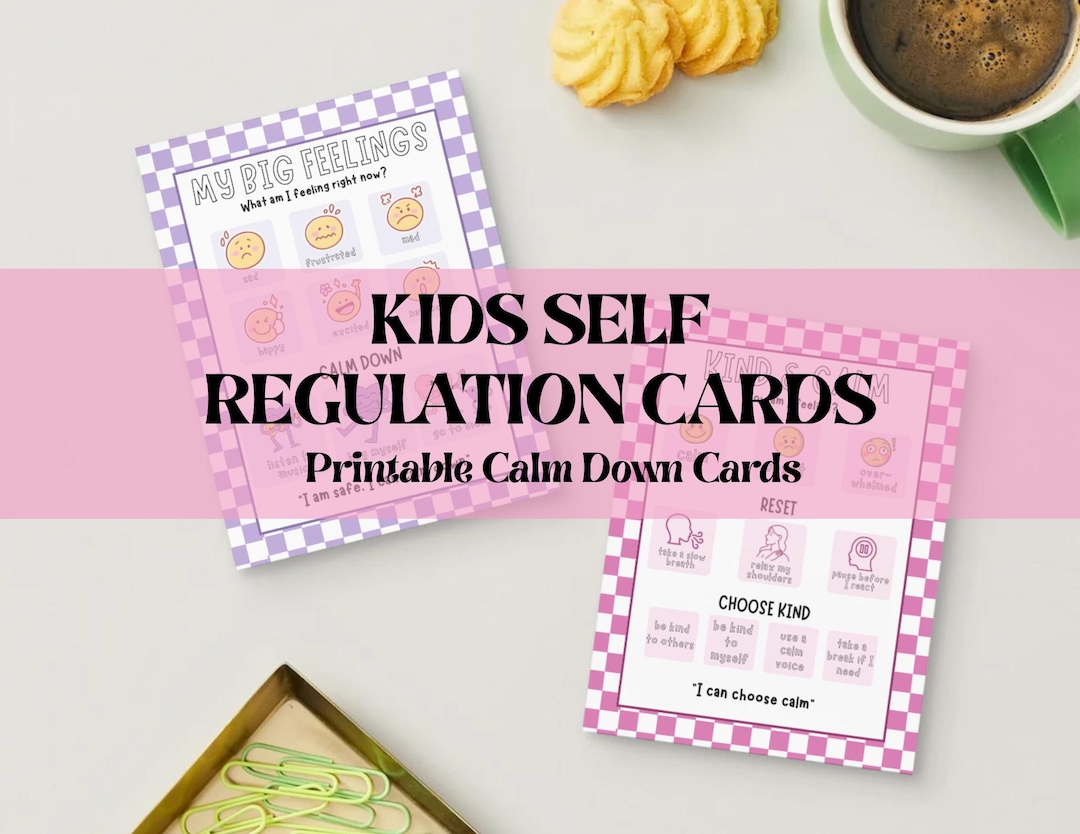 Kids Self Regulation Cards - Printable - Etsy