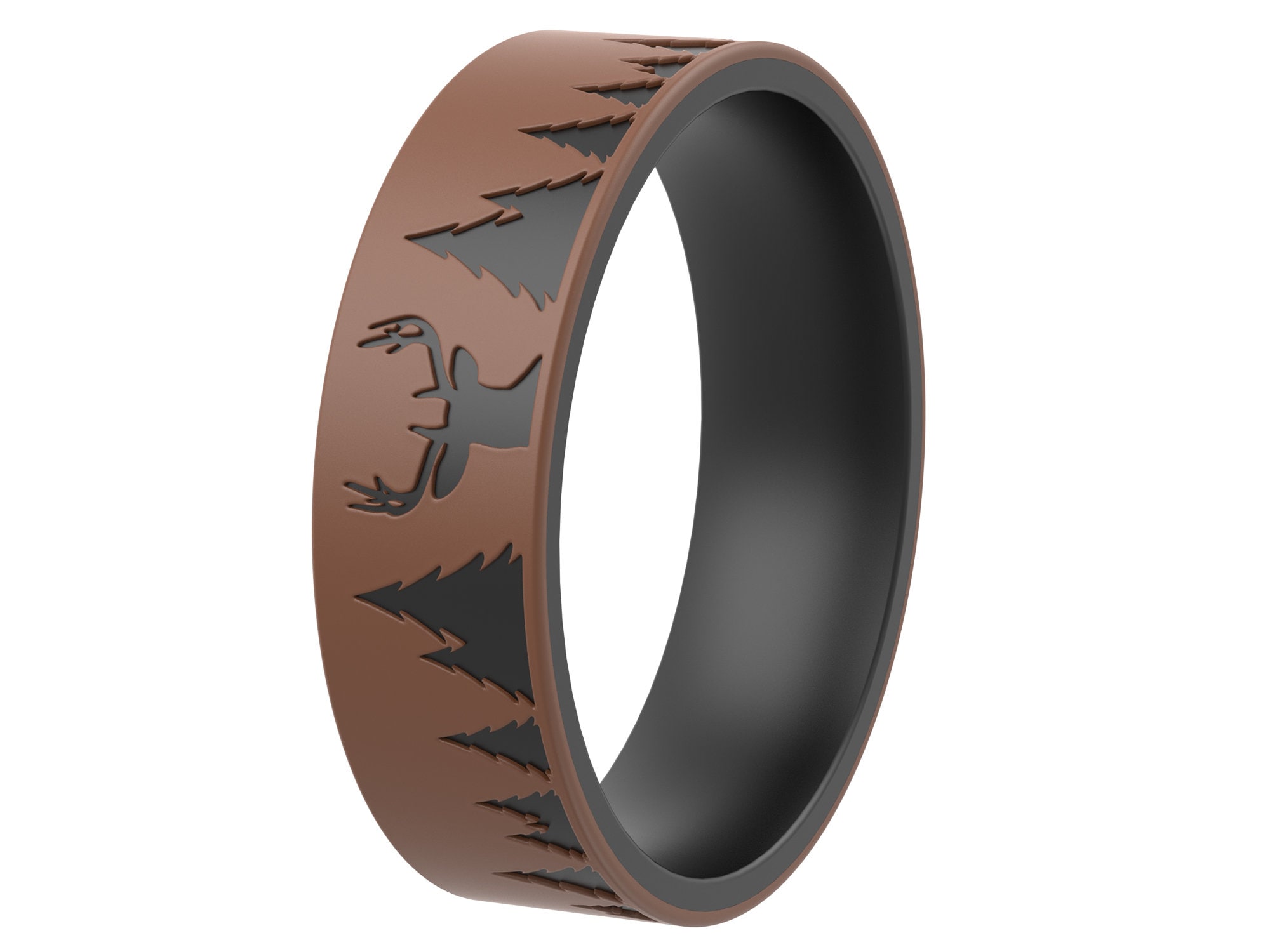 ThunderFit Silicone Band Rings, 7 Bands / 1 Band Wedding Bands For Men Women 6mm Wide 1 65mm Thick 14 5 15 23 06mm Silicone
