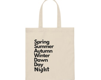 ACOTAR Courts Canvas Tote Bag