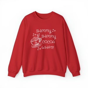 Shimmy Shimmy Cocoa What Christmas Unisex Heavy Blend™ Crewneck Sweatshirt