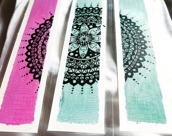 Mandala bookmarks
