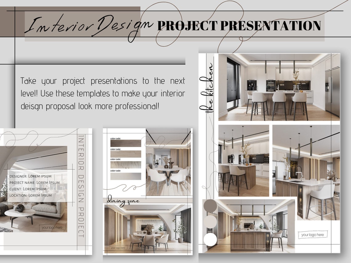 INTERIOR DESIGN Project Presentation Templates Made in CANVA/ Shopping INTERIOR DESIGN Project Presentation Templates Made in CANVA/ Shopping