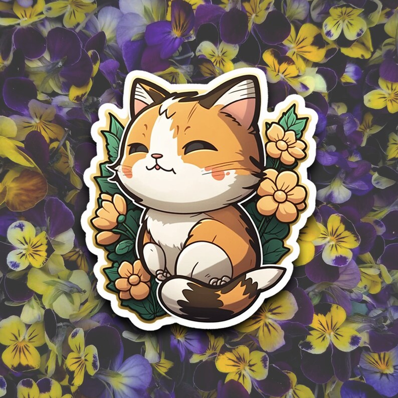 Cute Cat Sticker Clipart 10 High Quality JPG/PNG/SVG Etsy