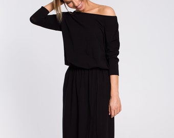 Minimalistic Cotton Maxi Dress 3 Colors, Tie-belt, Casual Maxi Dress, Simple Dress, Minimalist Dress, Black Maxi Dress, Office Dress, Work