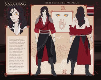 Human and Humanoid OC Standard Reference Sheet || Commissions