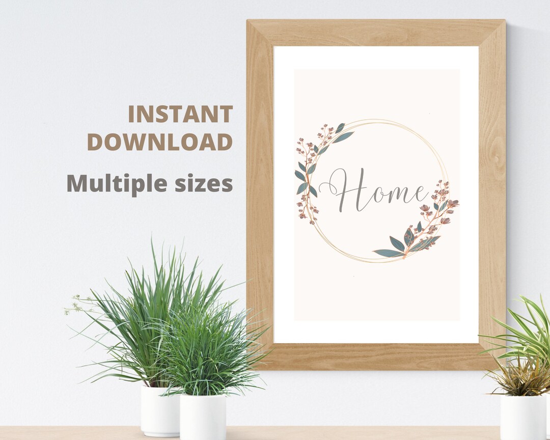 Home Wall Art Print, Digital Print, Living Room Wall Print - Etsy