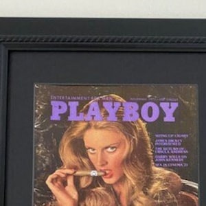 Personalisiertes und gerahmtes Playboy Magazin Cover