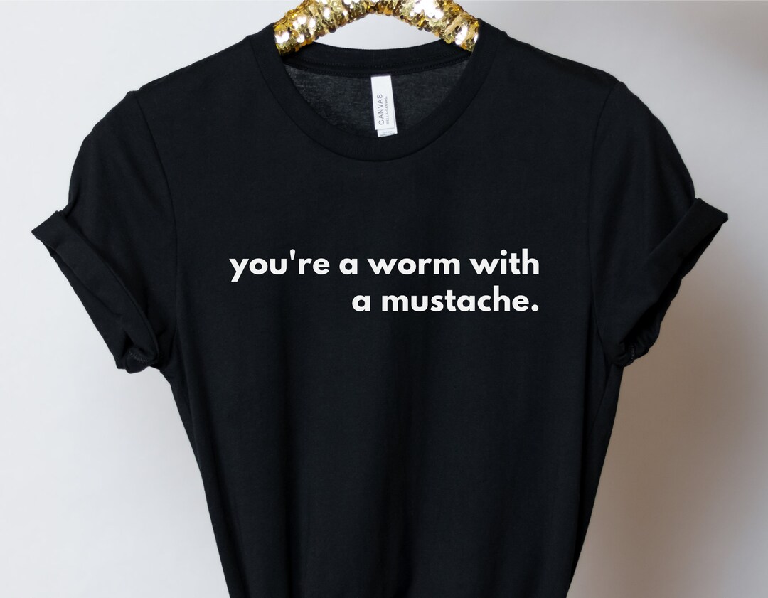 Worm With a Mustache Tshirt. DJ James Kennedy Vanderpump Etsy