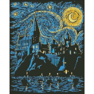 Peinture aux numéros Nuit étoilée Harry Potter jeux et jouets Royan