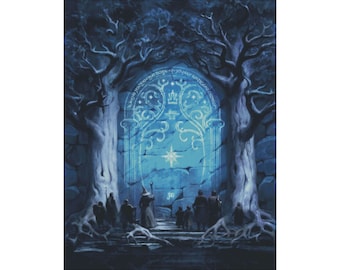 The Doors of Durin, Moria Cross Stitch Pattern, Instant Download PDF, Counted Cross Stitch, MEDIUM Size, Pattern Keeper, Saga