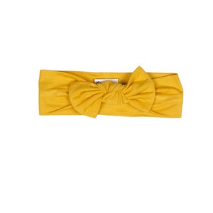 Mustard Yellow Bow Headband