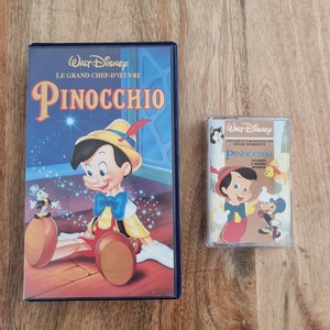 Vintage Pinocchio cassette duo in French