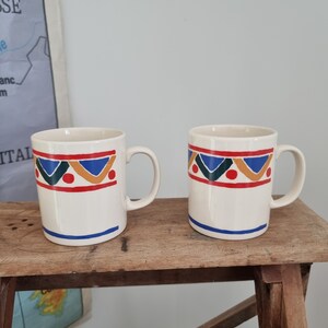 Mug Vintage ARCOPAL Série 8 - JC Meunier - Opaline Orange - #B482