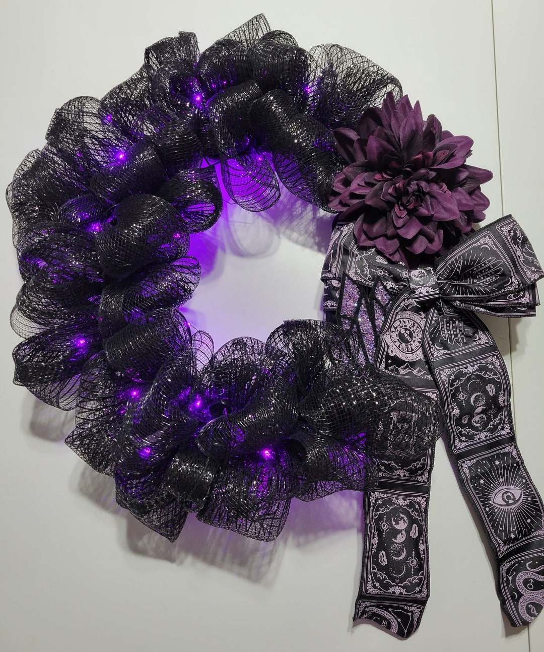Witchy Wreath Tarot Ribbon - Etsy