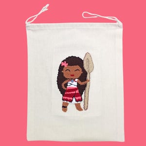 Moana Amigurumi Doll: Crochet Toy. With Cotton Yarn, 18 cm tall zdjęcie 2