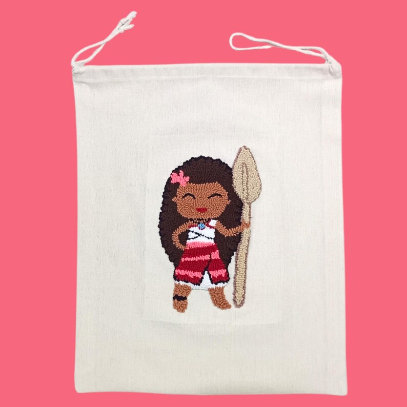 Moana Amigurumi Doll: Crochet Toy. With Cotton Yarn, 18 cm tall zdjęcie 2