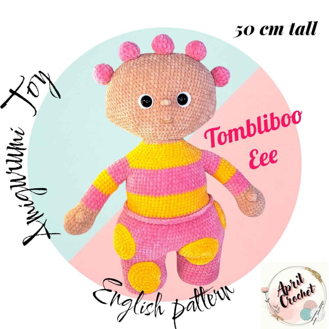 Tombliboo Crochet Pattern. With Velvet Yarn 50 Cm Tall. Amigurumi ...