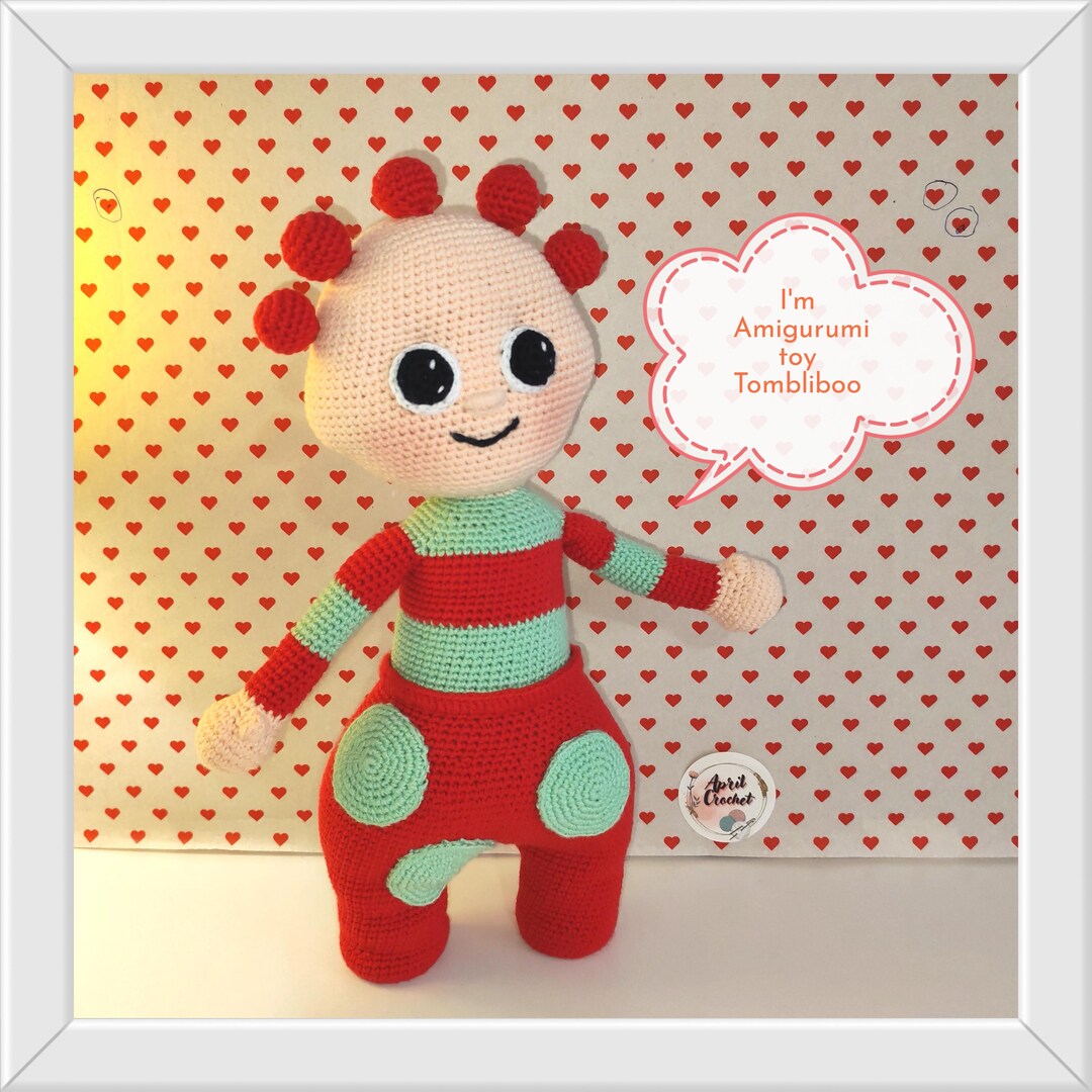 Tombliboo Amigurumi Crochet Finished Toy. 30 Cm Tall. With Cotton Yarn ...