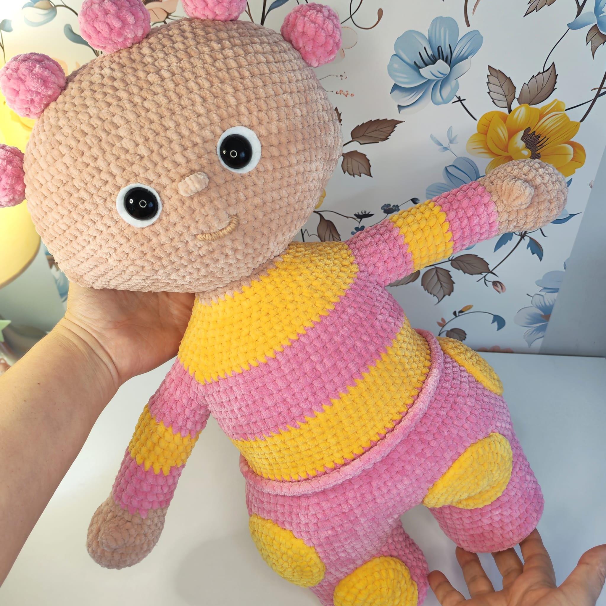 Tombliboo Crochet Pattern. With Velvet Yarn 50 Cm Tall. Amigurumi ...