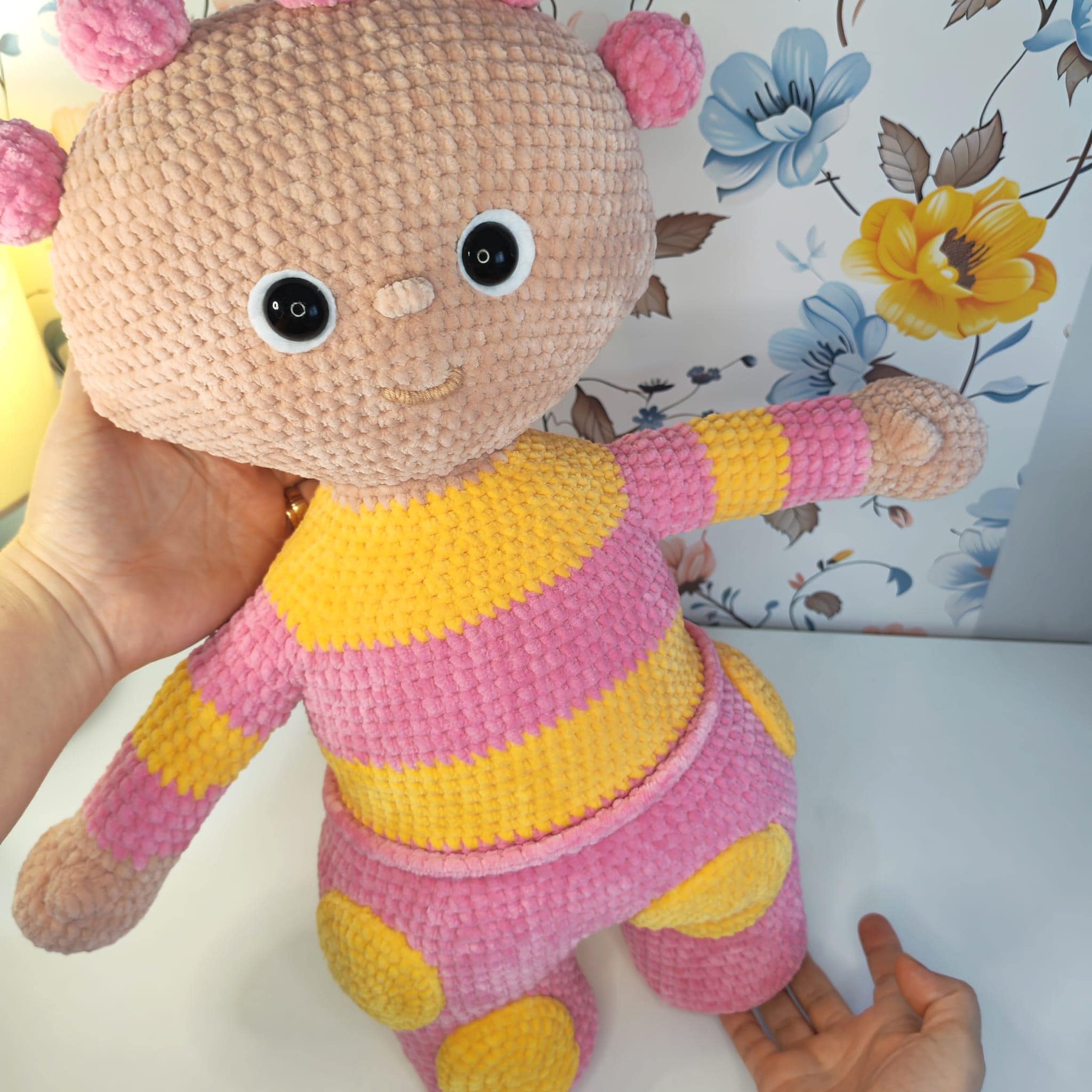 Tombliboo Crochet Pattern. With Velvet Yarn 50 Cm Tall. Amigurumi ...