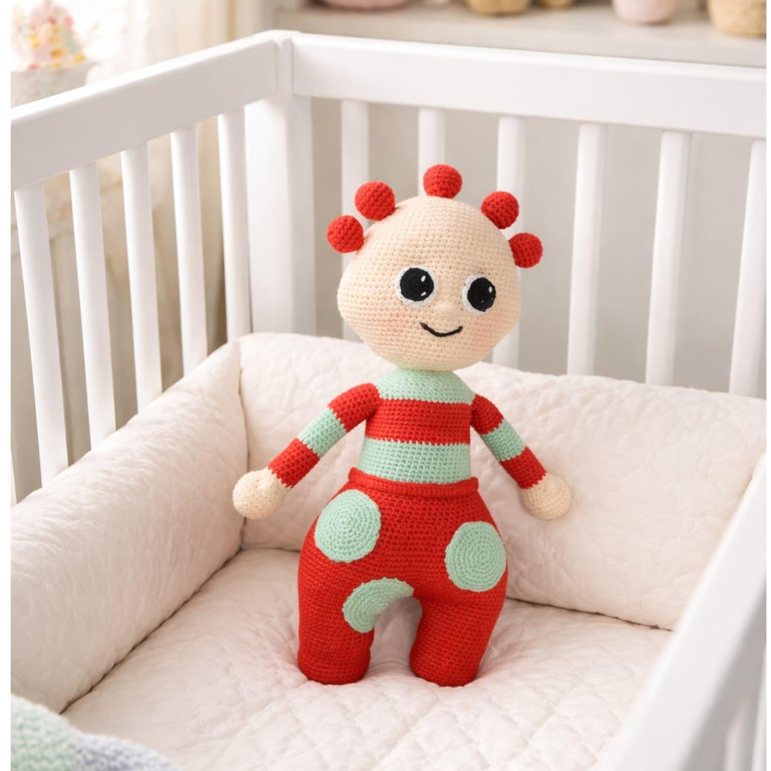 Mini Tombliboos Tombliboo Amigurumi Crochet Finished Toy. 30 Cm Tall. With Cotton Yarn ...