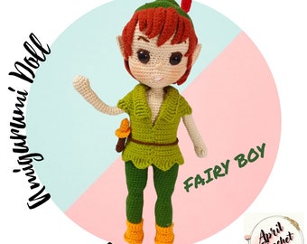 Amigurumi Crochet Boy Doll Pattern (PDF)