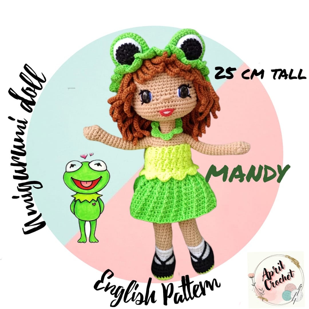 Frog Doll in a Dress -  UK