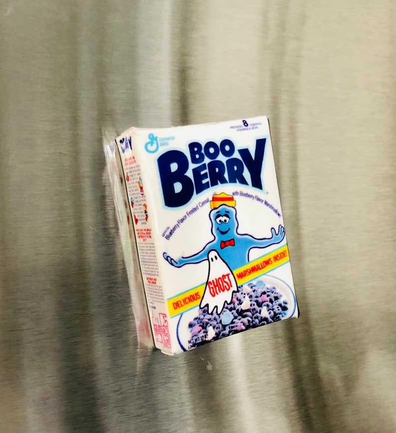 Handmade 3D Boo Berry Cereal Magnet: Retro 80s Gift - Etsy