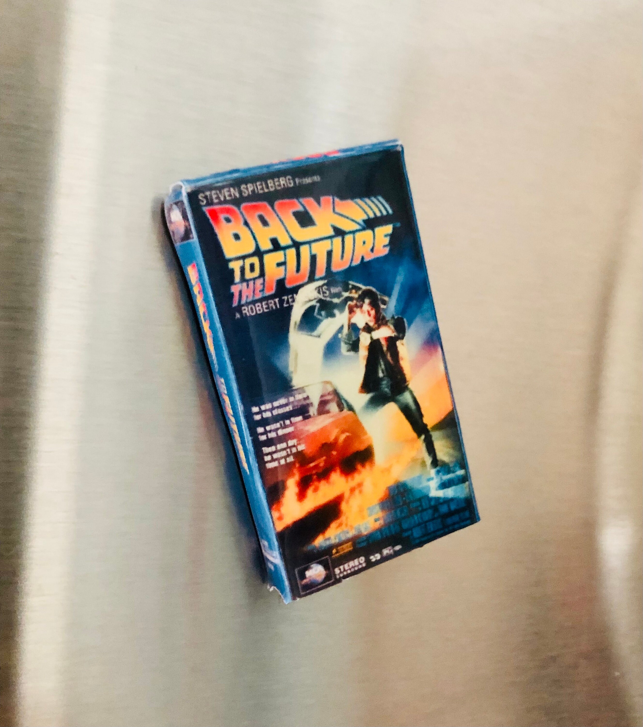 Handmade 3D Back to the Future VHS Tape Retro Gift Etsy