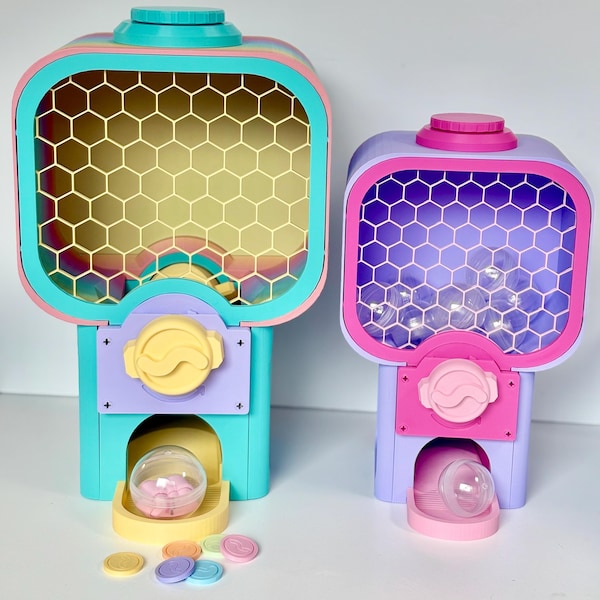 Token Vending Machine-Capsules Incl Option, Gashapon Reward Dispenser for Classrooms, Desk, Vendors, Birthday & Grad Parties, Wedding Favors