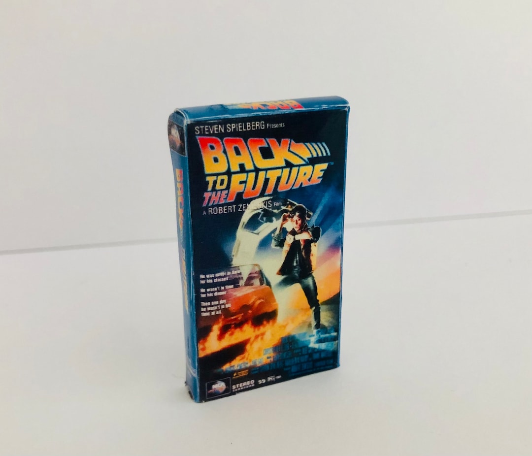 Handmade 3D Back to the Future VHS Tape Retro Gift, Fun Kitchen