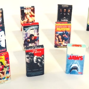 Handgjorda 3D-film VHS-kassettmagneter: Retrodekorationspresent