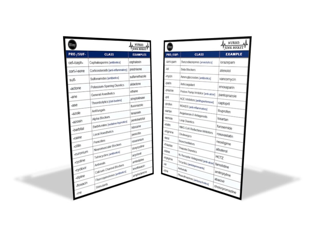 Badge Buddy Medication Classes Etsy