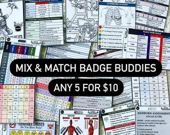 Mix and Match Badge Buddies