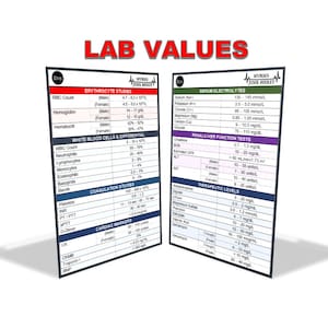 Lab Values Digital Download Badge Buddy