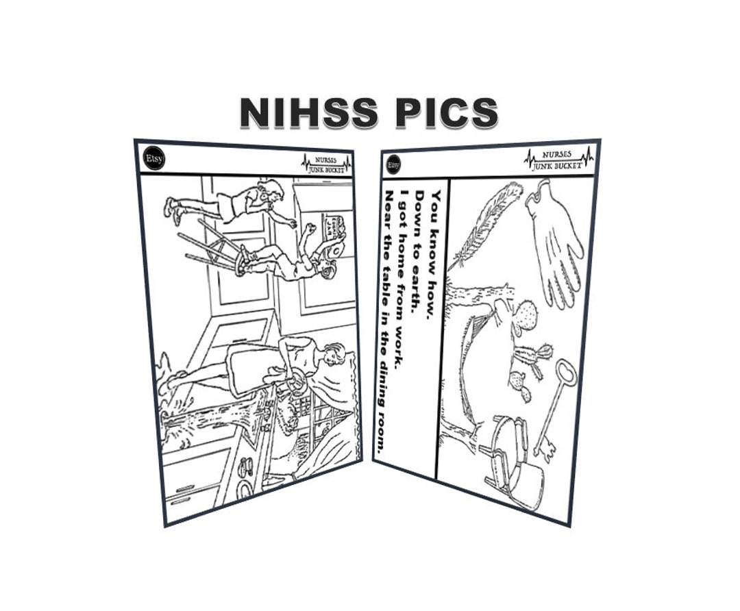 NIHSS Pictures Digital Download Badge Buddy Etsy