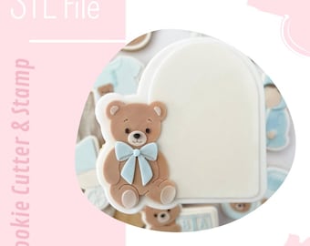 STL-BESTAND #685 - Boog met teddybeer